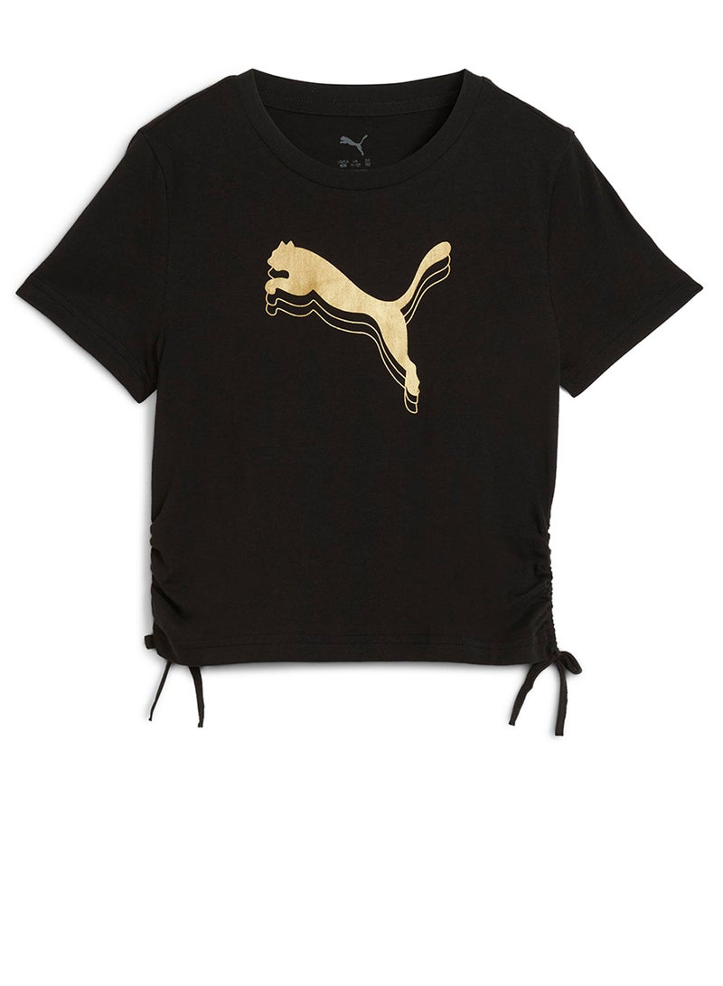 بوما تيشيرت شبابي معدني بعقدة - Image 1