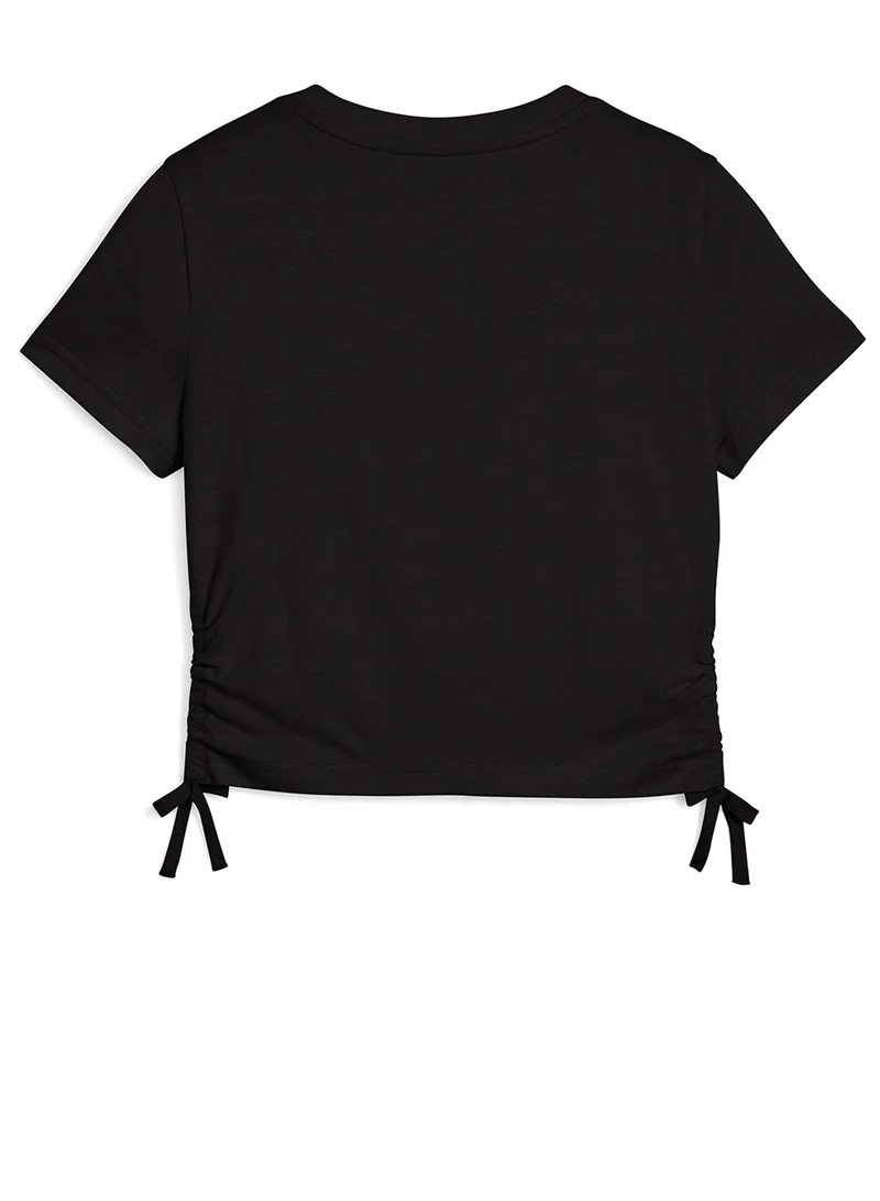 بوما Youth Metallic Knotted T-Shirt