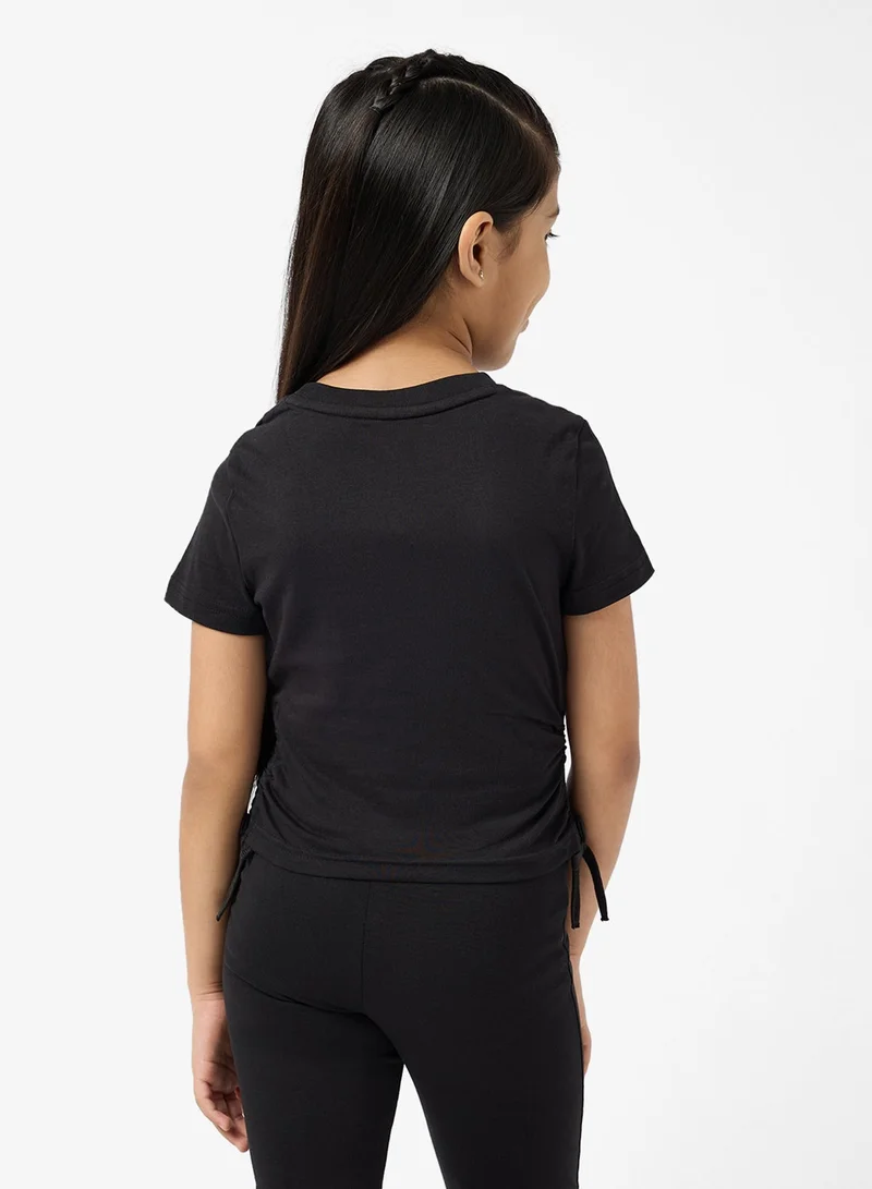 PUMA Youth Metallic Knotted T-Shirt