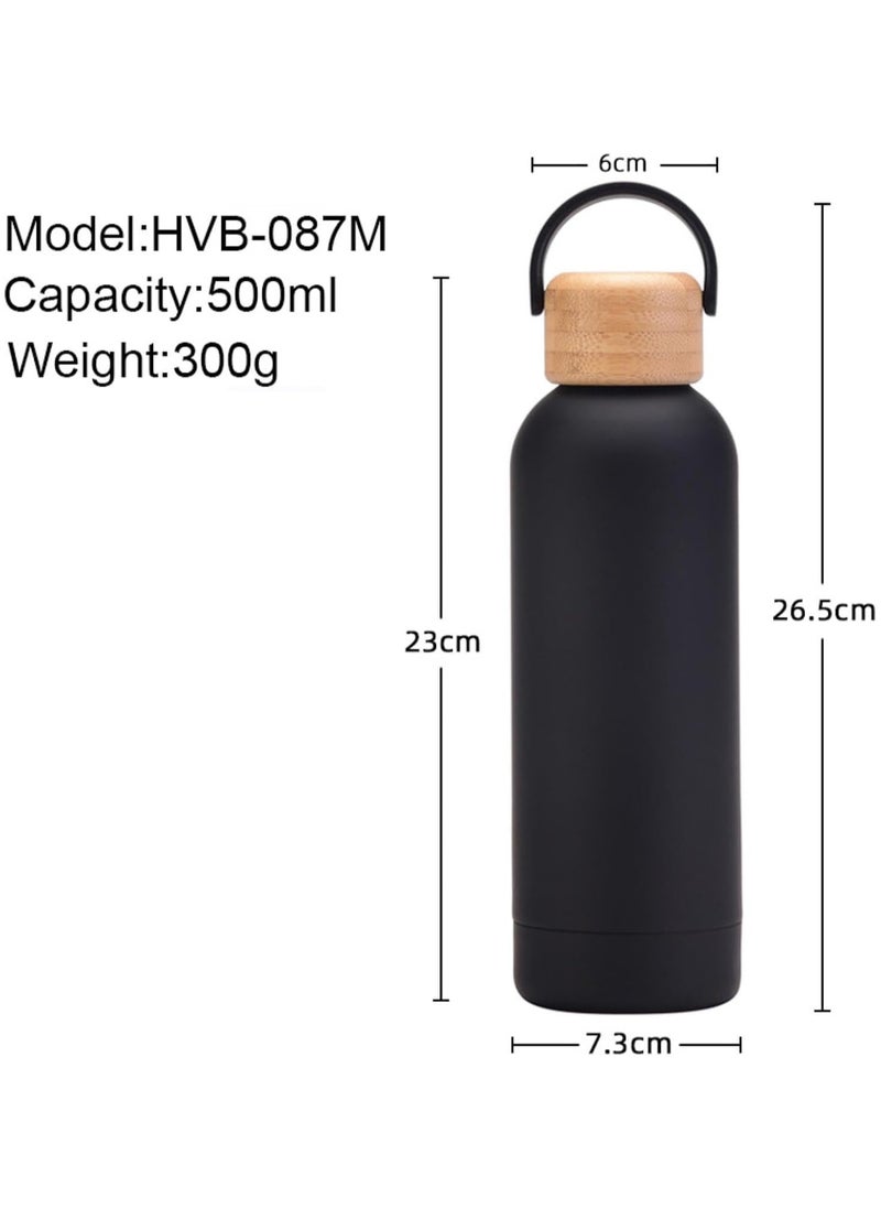 QSHOP - Premium 304 Stainless Steel Portable Thermos Water Bottle - Vacuum Insulated Flask for Hot and Cold Drinks - Perfect for Home, Office, School, Sports, Camping - Image 1