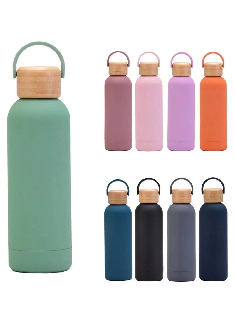 QSHOP - Premium 304 Stainless Steel Portable Thermos Water Bottle - Vacuum Insulated Flask for Hot and Cold Drinks - Perfect for Home, Office, School, Sports, Camping - Image 1