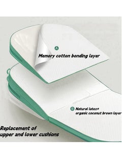 Gonice Baby Wedge Pillow Baby Crib Nursery Pillows, Ergonomic Anti Vomiting Pillow, Prevent Spitting Flat Head Reflux, Height Adjustable Breastfeeding Pillow, Side Rails to Prevent Infant From Falling（coffee  - Image 3
