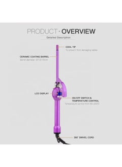 MoeHair Professional Hair Curling Iron MO-32 , Smart Cone Design Gives You Soft Natural Curls Or Tighter As You Choose, Fast Heating Body To Save Time, Smooth Ceramic Surface Protects Hair From Damage, 360 Degree Swivel Cord, Comfortable Handle And On/Off Button With Indicator Light, Perfect For All Hair Types For Daily Use Or Special Occasions  - Image 3