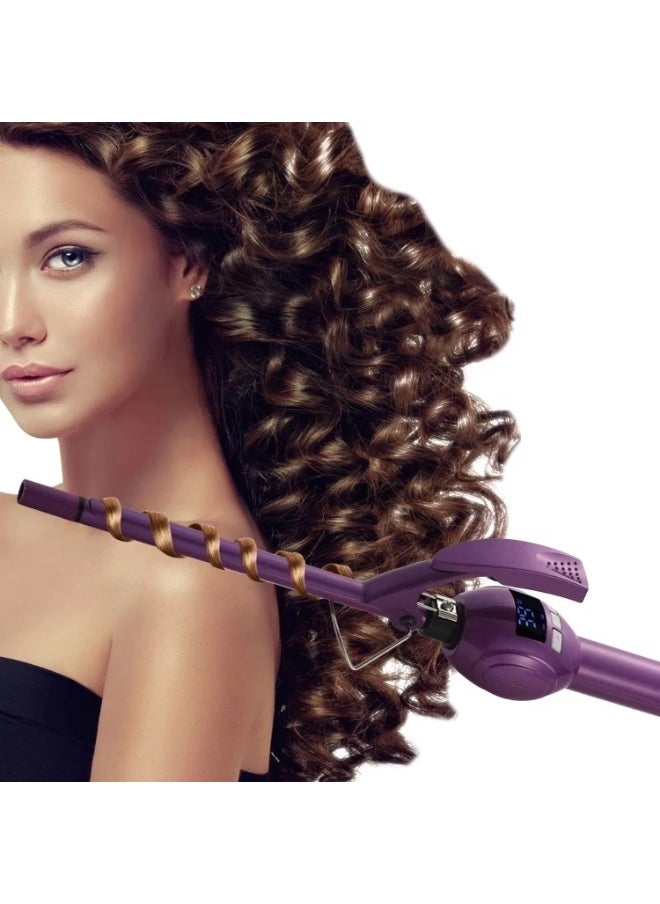 MoeHair - Professional Hair Curling Iron MO-32 , Smart Cone Design Gives You Soft Natural Curls Or Tighter As You Choose, Fast Heating Body To Save Time, Smooth Ceramic Surface Protects Hair From Damage, 360 Degree Swivel Cord, Comfortable Handle And On/Off Button With Indicator Light, Perfect For All Hair Types For Daily Use Or Special Occasions - Image 1