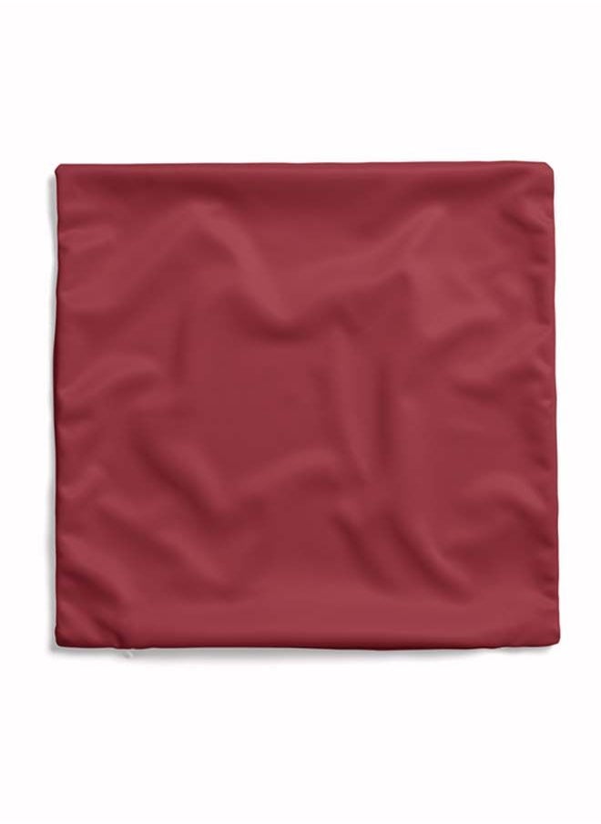 ART MOOD - Plain Dark Red Cushion - Image 1