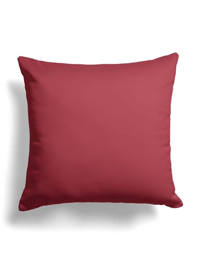 ART MOOD - Plain Dark Red Cushion - Image 1
