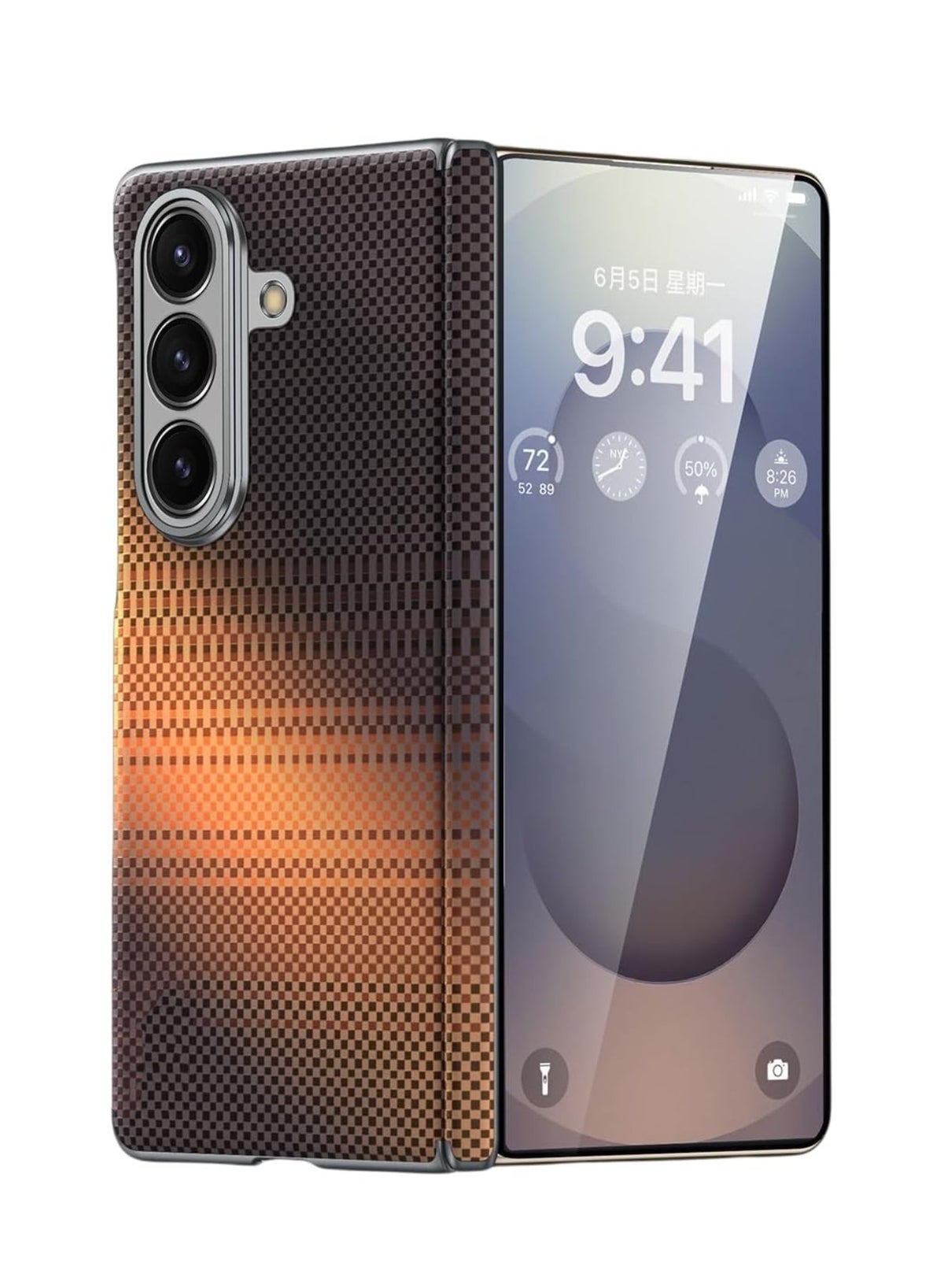 أداندو Adando Case For Samsung Galaxy Z Fold 8 Ultra