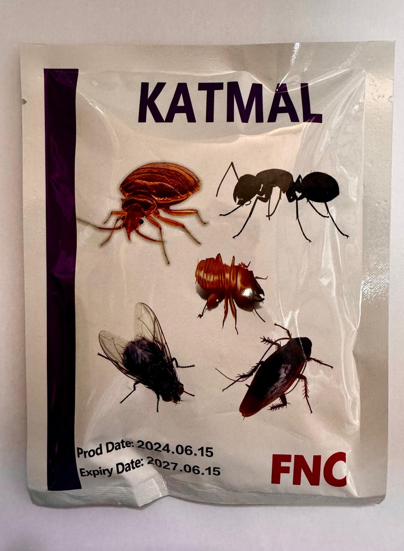 general Katmal Bedbugs and Cockroaches Terminator Powder 100grams - Image 2