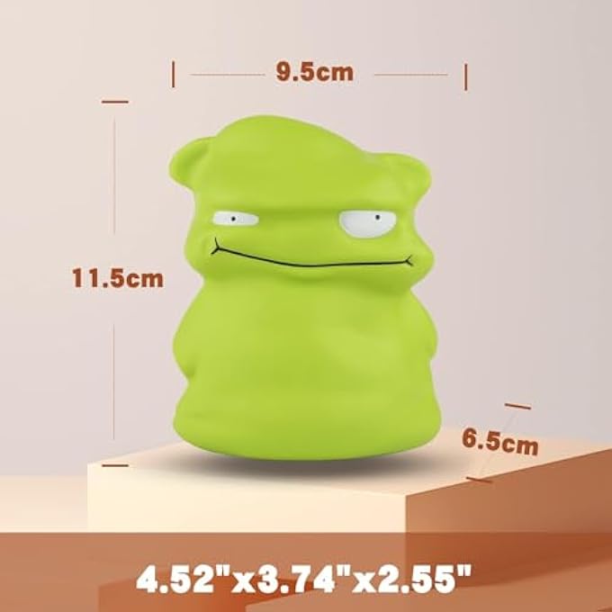 Anboor لعبة ضغط صغيرة خضراء على شكل وحش 4.7 بوصة - Image 2