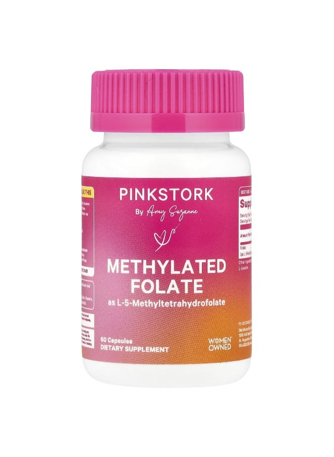 Pink Stork - Pink Stork, Methylated Folate,  60 Capsules - Image 1