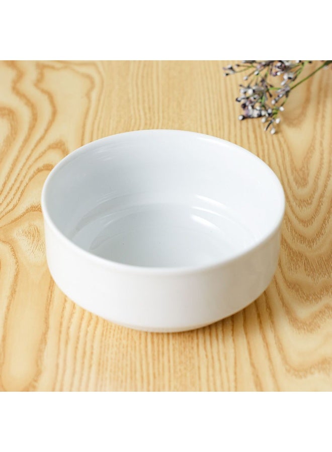 Danube Home Horeca Porcelain Bowl 14Cm Durable And Elegant Ceramic Design Perfect For Serving Soup Salad Snacks Ideal For Restaurants Cafes And Home Use - Image 1