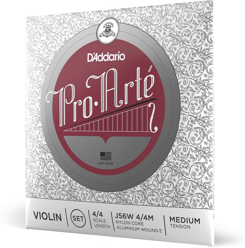 D'Addario Pro-Arte Violin String Set - 4/4 Scale, Medium Tension - Image 1