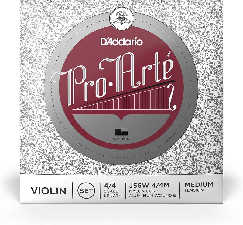 D'Addario Pro-Arte Violin String Set - 4/4 Scale, Medium Tension - Image 2