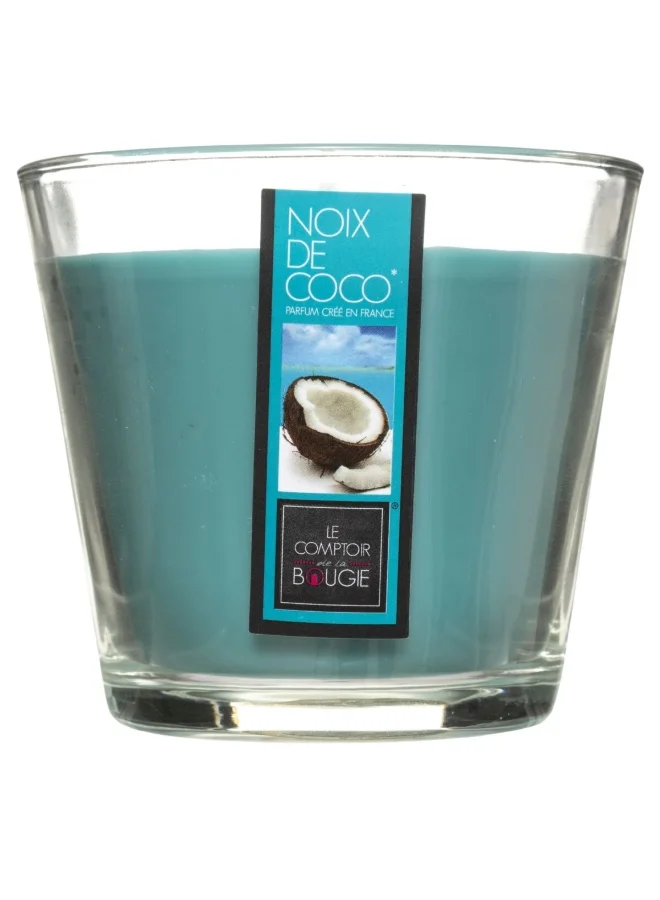 atmosphera Nina Long Lasting Aroma Coconut Scented Candle Blue 190 g 172790L