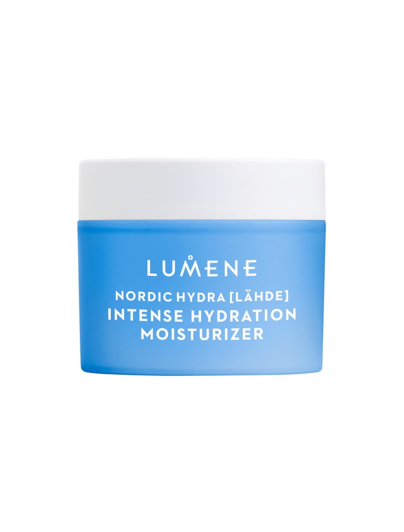 Lumene Nordic Hydra [LÃ„HDE] Intense Hydration Moisturizer | With Triple Hyaluronic Acid to Hydrate Dry Skin | Lightweight and Non-Greasy | Plumping Face Cream for All Skin Types | Vegan | 50 ml