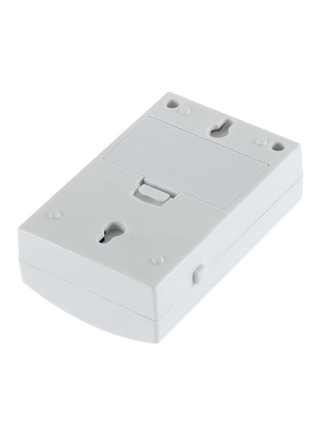 نيبمينينت جرس الباب الذكي اللاسلكي بإضاءة LED مع جهاز تحكم عن بعد أبيض/أزرق 95 x 60مم  - Image 3