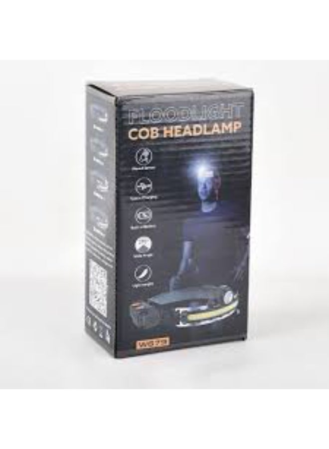 مصباح أمامي COB قابل لإعادة الشحن W690-1 مع زاوية واسعة 270 درجة ومستشعر موجة - Image 3