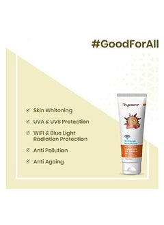 Trycone جل واقي من الشمس جلوتاثيون ألترا مات دراي تاتش SPF 60 PA+++ غني بـ Radicare Gold و l Actives WiFi &amp; Blue Light Radiation Protection 100 جم  - Image 3