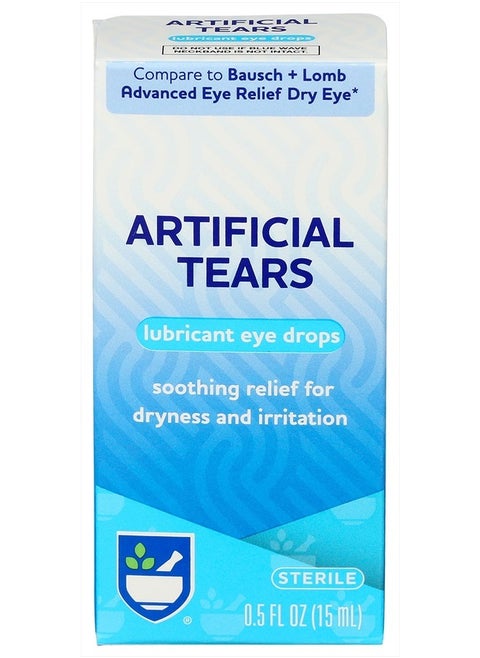 Pharmacy Artificial Tears, Sterile, 0.5 fl oz (15 ml)