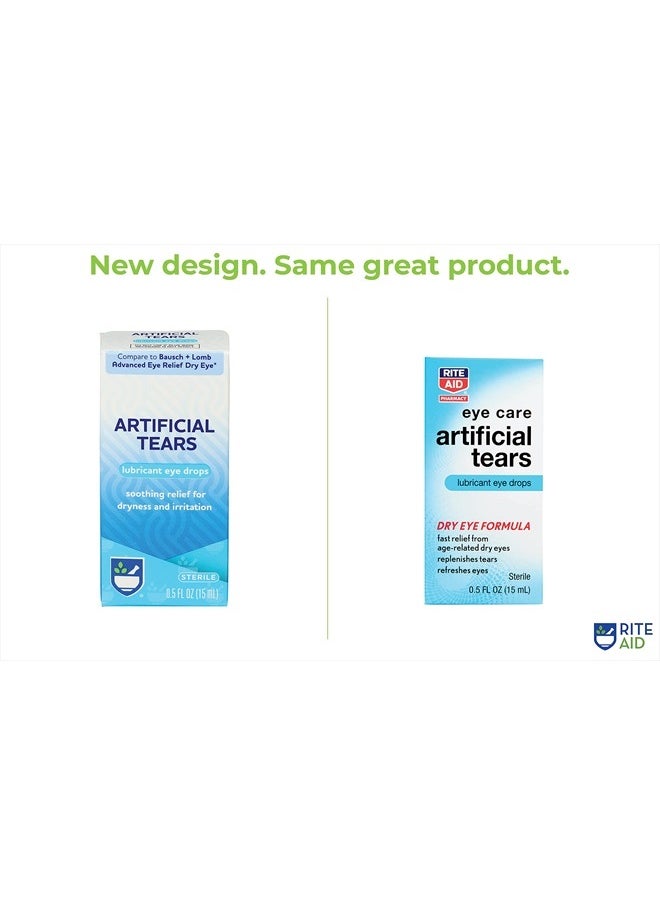RITE AID - Pharmacy Artificial Tears, Sterile, 0.5 fl oz (15 ml) - Image 1