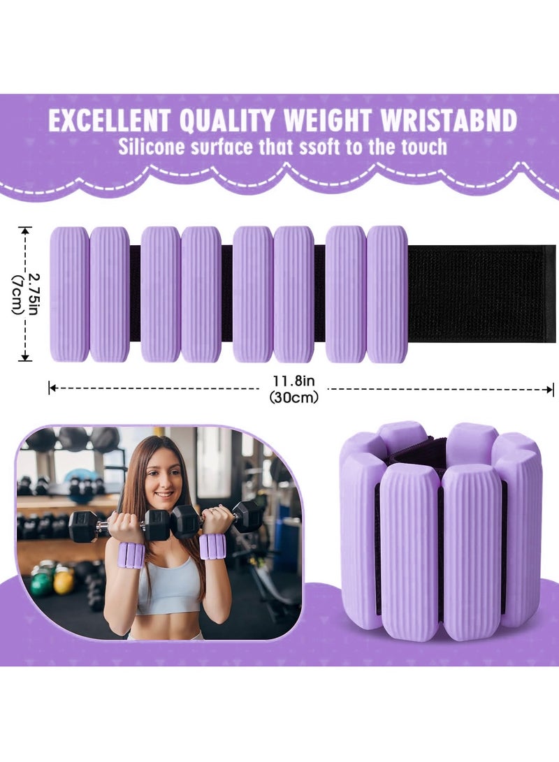 أوزيغالور 、قطعتان من الأوزان القابلة للتعديل لليدين / الكاحلين للنساء والرجال، 2.2 رطل (1 كجم) - للنادي الرياضي، اليوجا، المشي - Image 2