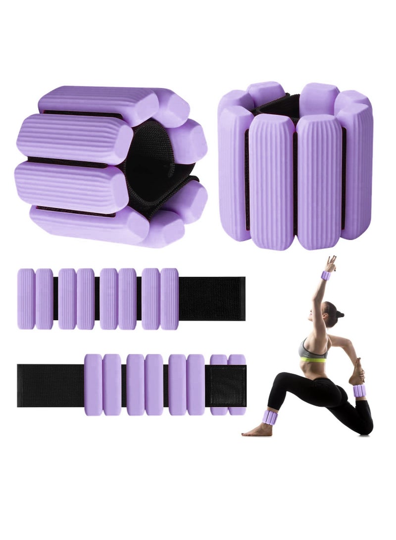 أوزيغالور 、قطعتان من الأوزان القابلة للتعديل لليدين / الكاحلين للنساء والرجال، 2.2 رطل (1 كجم) - للنادي الرياضي، اليوجا، المشي - Image 1