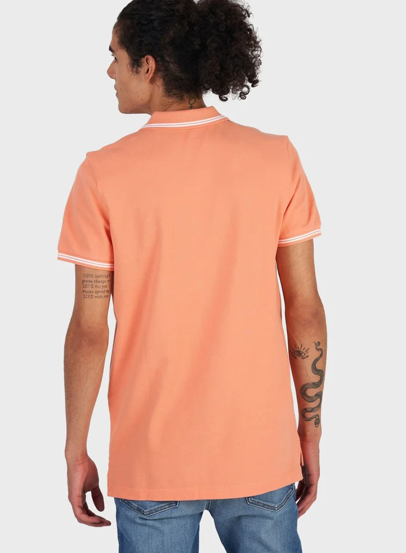 American Eagle Logo Pique Polo