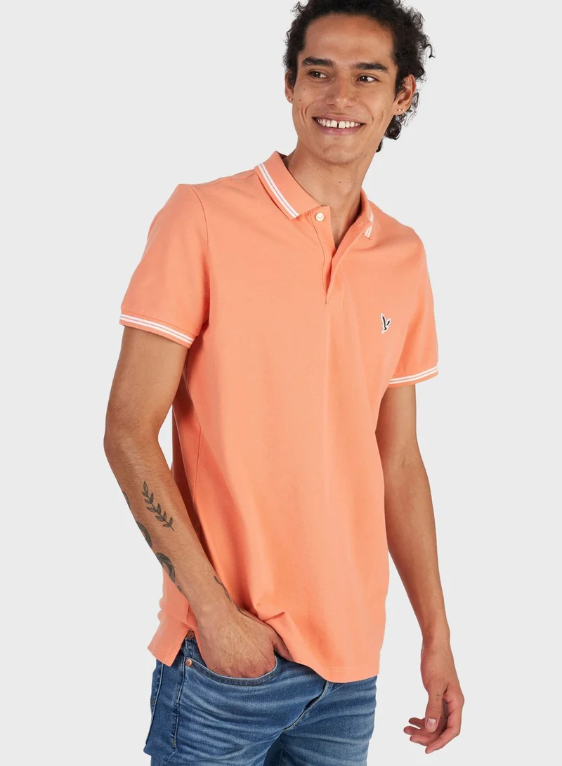 American Eagle Logo Pique Polo