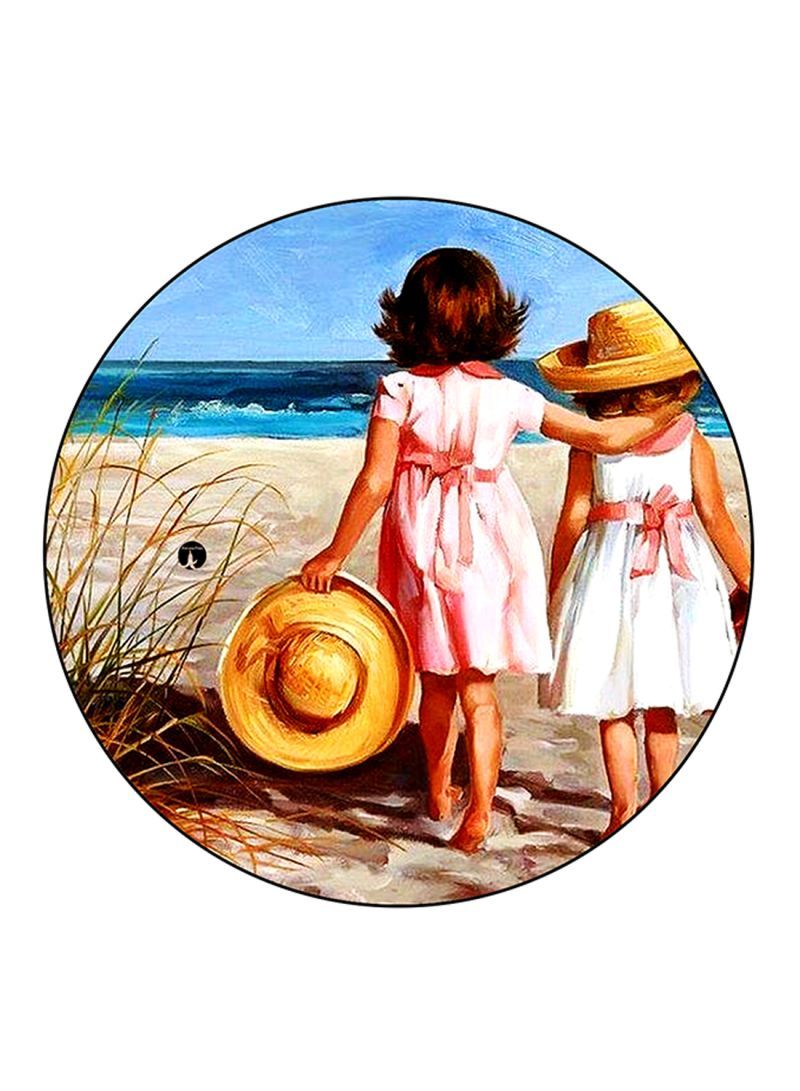 Vintage Art Printed Mouse Pad  Multicolour