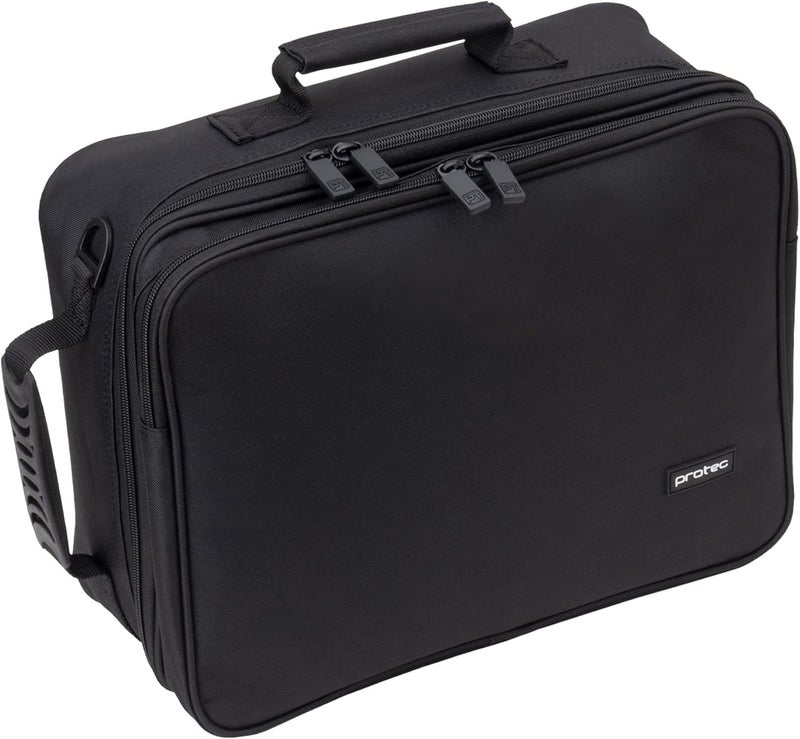 Pro-Tec Clarinet/Oboe Deluxe Case Cover with Large Storage Pocket, Black, Model A307 - Image 2