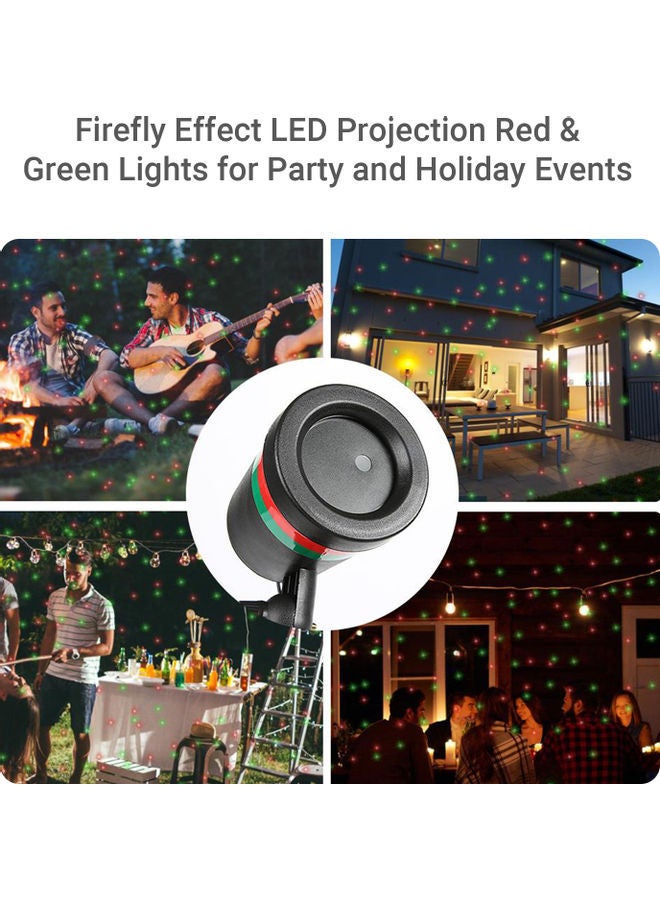 NIBEMINENT Outdoor Garden Backyard Moving Firefly Projection Light Black  - Image 4