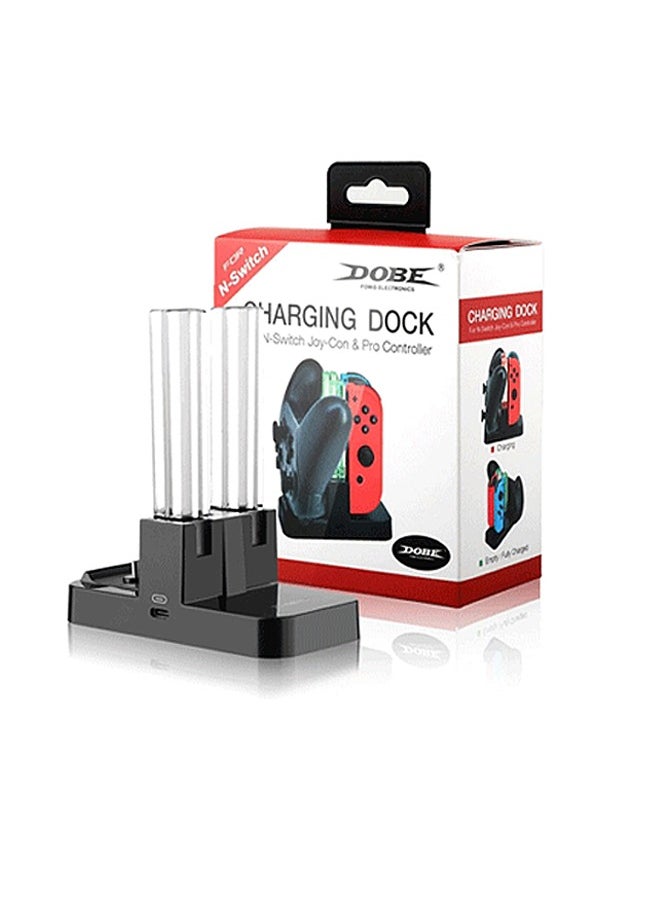 DOBE - Joycon Controller Charger for Nintendo Switch USB 4 Port Charging Station for Joycon and Switch Pro - Image 1