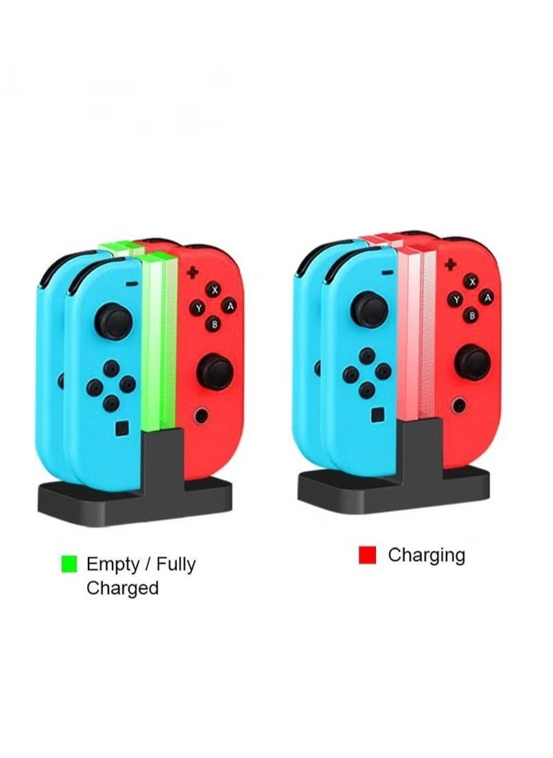 DOBE - Joycon Controller Charger for Nintendo Switch USB 4 Port Charging Station for Joycon and Switch Pro - Image 1