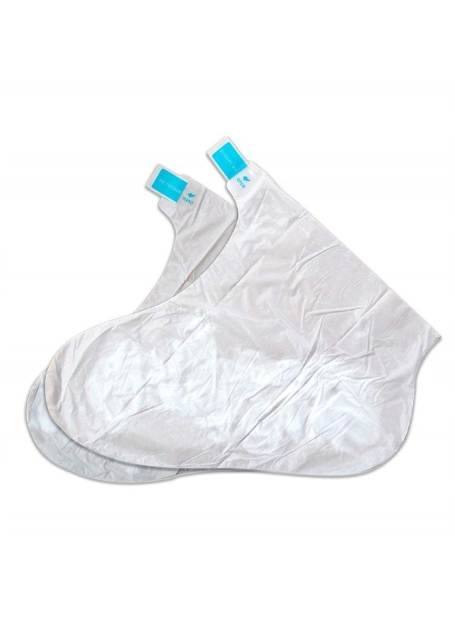 BODIPURE Premium Keratin Gloves and Socks for Hydrating Dull Dry Hands and Cracked Heels – Callus Softening – Nail Strengthening – Skin Brightening and Nourishing – 3 Pairs ea. (3+3 Pack) - Image 2