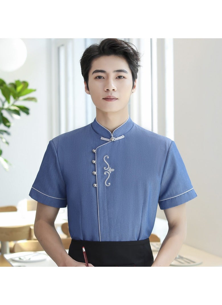 KUYING New Summer Cleaner Work Clothes 
