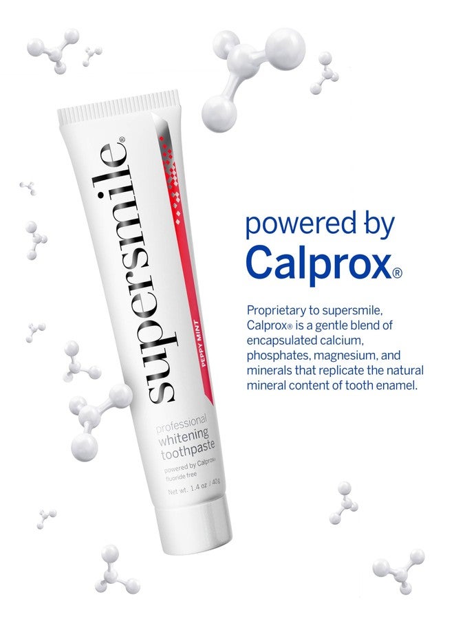 Supersmile Fluoride-Free Whitening System Gift Set with Travel Bag – 2 Calprox® Toothpastes, Accelerators & New Generation Toothbrushes – No Sensitivity, Whitens Up to 6 Shades & Strengthens Enamel - Image 2