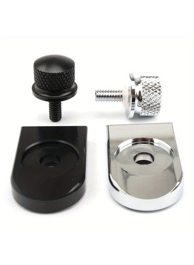 Motorcycle Seat Bolt Screw Nut Kit Quick Release Rear Fender Screw Kit Suitable For Aluminum Alloy Material Silver - Image 3