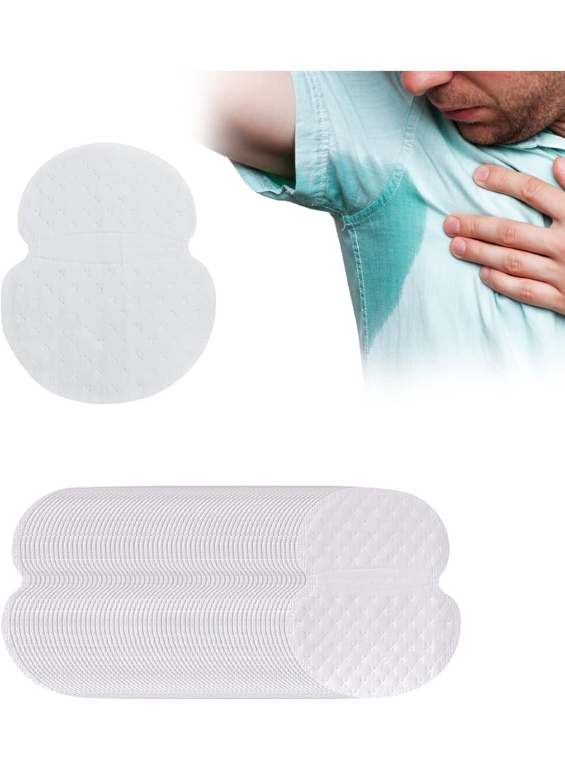 Self-adhesive underarm sweat patches: 20 soft, treated cotton pads for single use - long-lasting protection against odors and wetness of clothes - Invisible Contour design to suit all types of fabrics and occasions. - Image 1