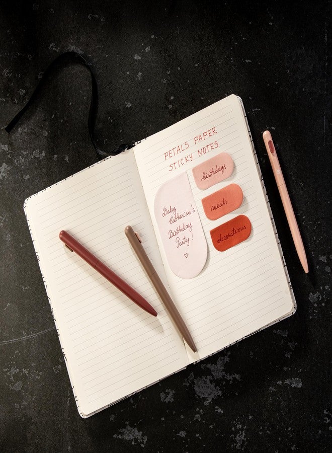 DiverseBee Pastel Sticky Notes Set, Cute Sticky Notes, Aesthetic Self-Stick Note Pads, Sticky Tabs, Page Flags, Planner Accessories, Journaling Office School Bible Study Supplies (Petals) - Image 3