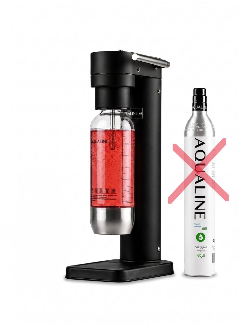 AQUALINE AQUA PRO Sparkling Drink Maker | Soda Maker | Sparkle Any Drink | Stainless Steel Body | Standard Kit | Fizz Infuser Technology | CO₂ Cylinder Not Included | Matte Black - Image 2