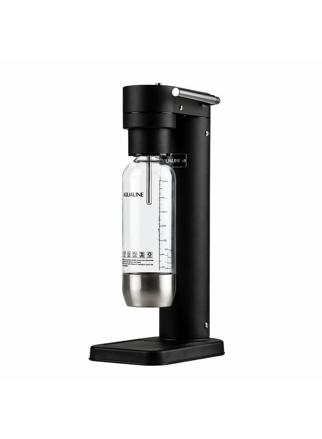 AQUALINE AQUA PRO Sparkling Drink Maker | Soda Maker | Sparkle Any Drink | Stainless Steel Body | Standard Kit | Fizz Infuser Technology | CO₂ Cylinder Not Included | Matte Black - Image 1