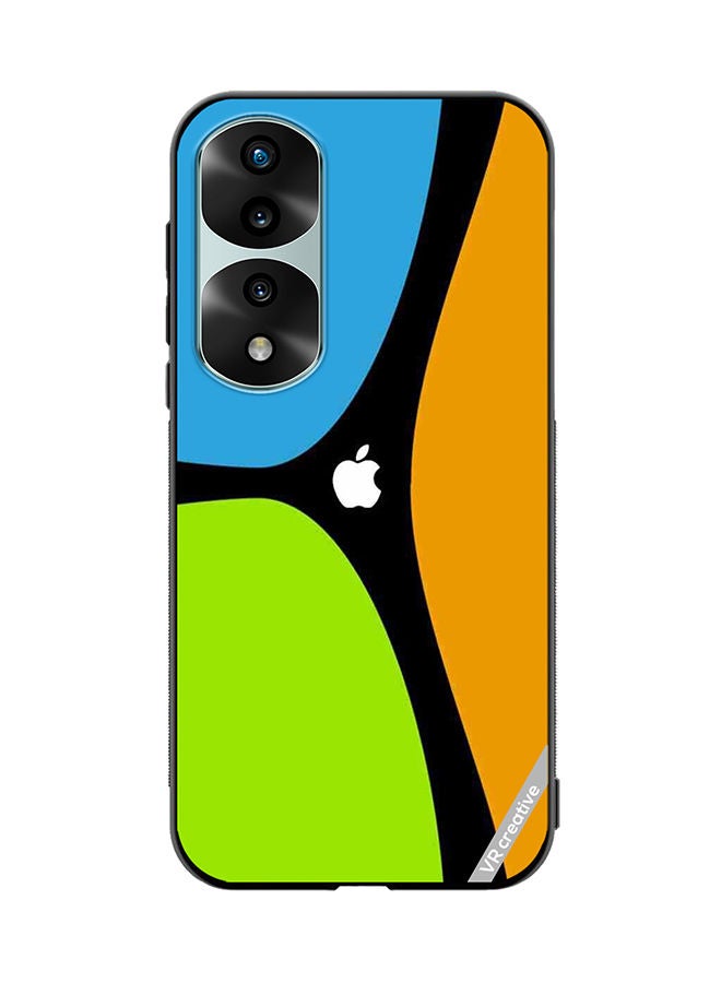VR CREATIVE Protective Case Cover For Honor 70 Pro plus Apple Logo Design Multicolour - Image 1