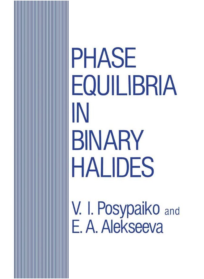 Phase Equilibria in Binary Halides 