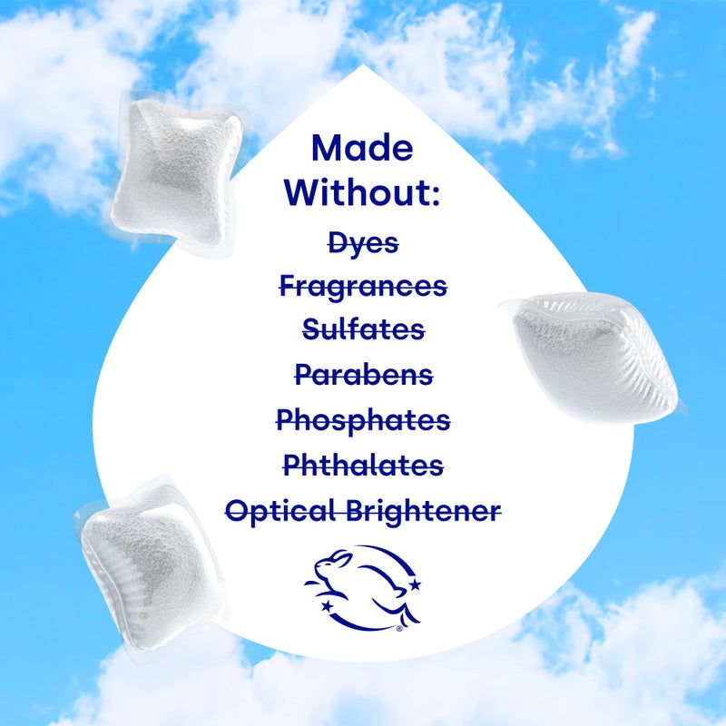 Dropps Laundry Fabric Softener Pods, Unscented (64 Count) - Fabric Softener Liquid Pods for Fluffy, Soft Fabrics - HE Compatible Mineral Based Ingredients Laundry Supplies - Image 5