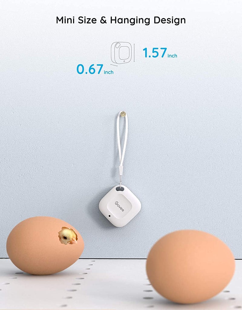 Govee Bluetooth Thermometer&Hygrometer, Mini Accurate Humidity and Temperature Sensor with Data Storage Export for iOS/Android, Temp Humidity Monitor with Alert for House Wine Living Room Baby Room - Image 5