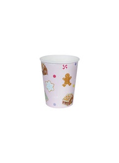 Merrilulu Merrilulu Gingerbread House Paper Cups, 12 ct | Christmas Party Tableware | Gingerbread House Party Decorations  - Image 1