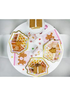 Merrilulu Merrilulu Gingerbread House Paper Cups, 12 ct | Christmas Party Tableware | Gingerbread House Party Decorations  - Image 3