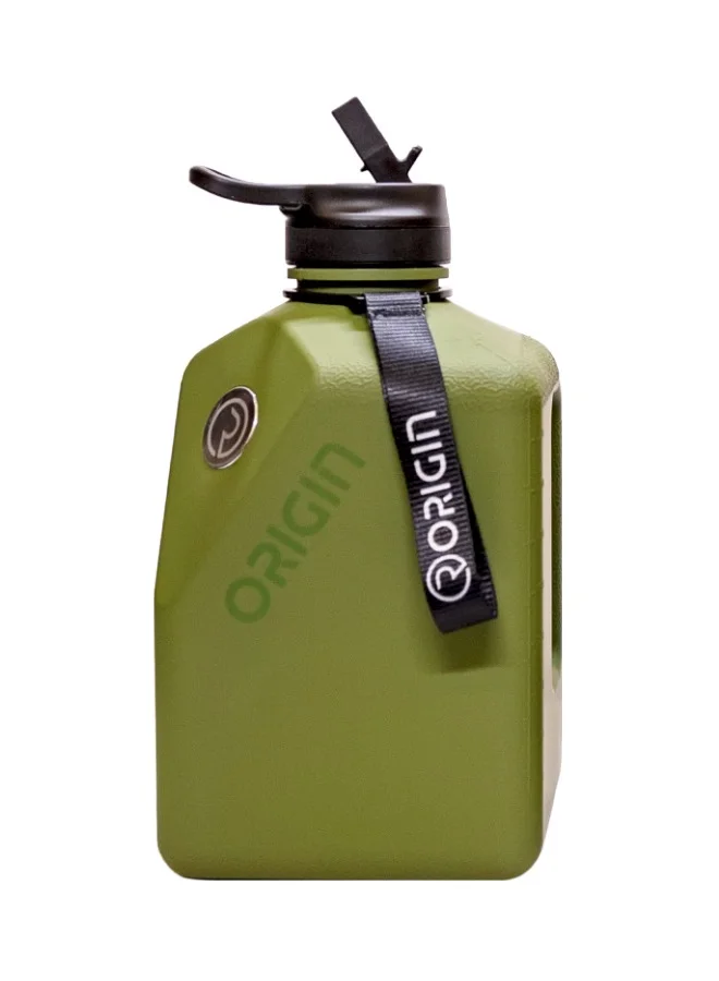 Sports Origin Origin Bottle - 2.7L Oversized Magnetic Tripod Water Bottle Fitness Gym BPA FREE Accessories Leakproof - Military Green