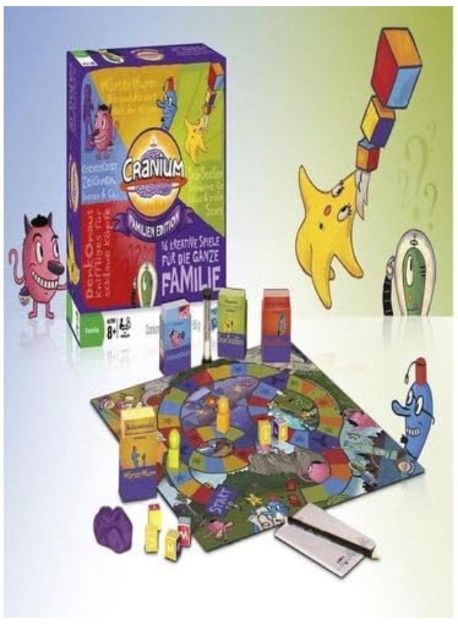 لعبة Cranium – النسخة العائلية 🧠🎉   لعبة جماعية ممتعة تجمع بين التمثيل، الرسم، النحت، وحل الألغاز – في تحديات متنوعة لكل أفراد العائلة! مثالية لتطوير المهارات اللغوية والإبداعية - تنشيط التفكير السريع والمنطقي - تمضية وقت ممتع ومليء بالضحك- مناسبة لعمر 8+ سنوات   تتضمن 16 نوعًا من التحديات والأنشطة – مثالية لتجمعات العائلة أو الأصدقاء! - Image 4