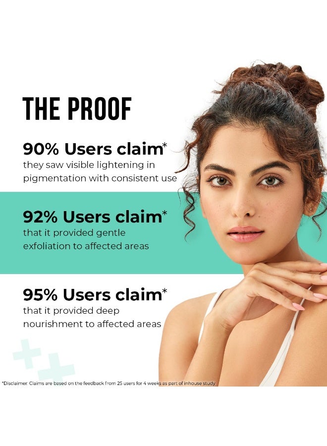 Dr. Sheth's Kesar & Kojic Acid Neck, Knee & Elbow Cream | Clinically Tested | Helps To Reduce Pigmentation | 10% AHAs+2% Kojic Acid+Urea | For Dark Neck, Ankles, Knuckles, Knees, Thighs & Elbows | 50g - Image 5